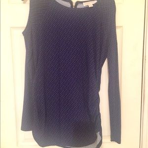 Michael Kors shirt blue and black